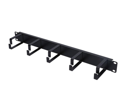 Akcesorium do szafy RACK ExtraLink Organizer kabli 19" 1U (czarny)